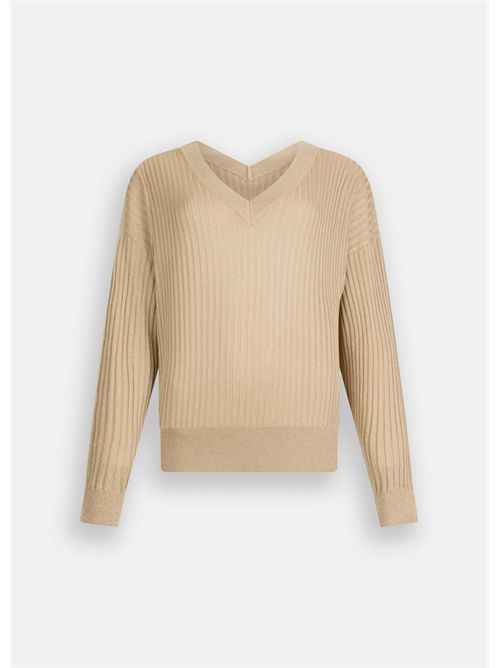 Maglia con scollo a V LIU JO | MF5390MS46J/04869